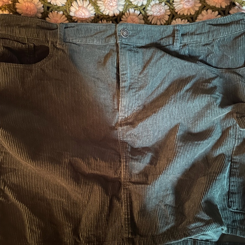 Cargo skirt, corduroy material 3x